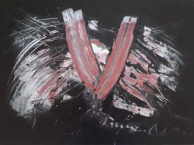 Yago, Untitled 165, 1997-2003, acrylic on wood, 70×50, 165