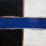 Yago, Untitled 170, 1997-2003, acrylic and sand on canvas, 70×50, 170