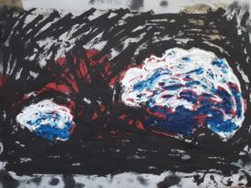 Yago, Untitled 20back, 1997-2003, mixed technique on paper, 70×50, 20back