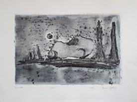 Yago, Dream, 1999, engraving on paper, 70×50, 212