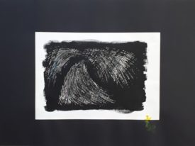 Yago, Untitled 26, 1998, graffiti on paper, 70×50, 26