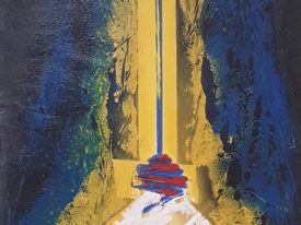 Yago, Untitled 149, 1997-2003, acrylic on canvas, 40×85, 149