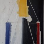 Yago, Untitled 154, 1997-2003, acrylic and sand on canvas, 80×120, 154