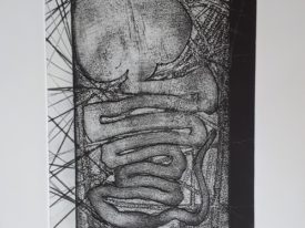 Yago, Embryo, 2001, engraving on paper, 35×50, 236