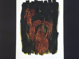 Yago, Untitled 25, 1998, graffiti on paper, 50×70, 25