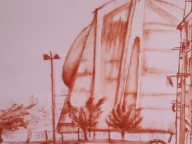 Yago, Untitled 28back, 1997-2003, drawing on paper, 50×70, 28back