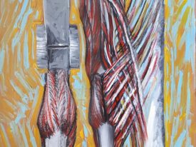 Yago, Untitled 34, 1997-2003, varnish on paper, 50×70, 34