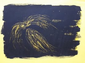 Yago, Untitled 304, 1996, graffiti on paper, 42×30, 304