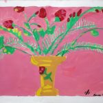 Yago, Flowers, 1983, tempera on paper, 50X35, 311