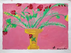 Yago, Flowers, 1983, tempera on paper, 50X35, 311